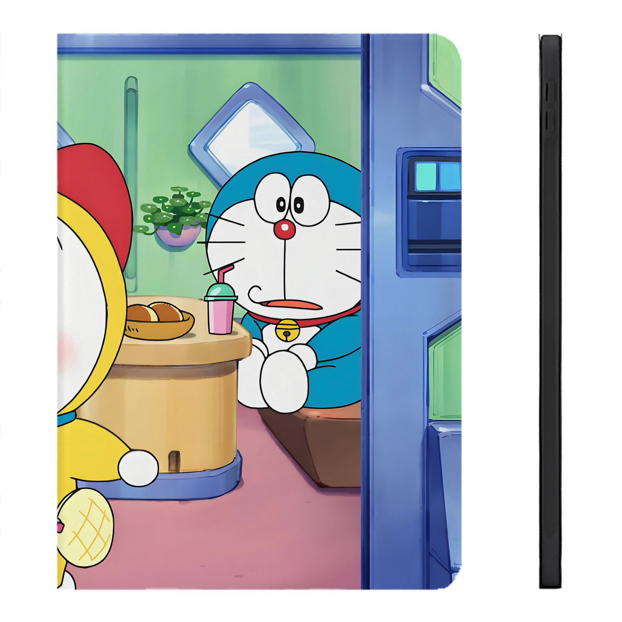 （画像用） ドラえもん Doraemon IPadケース ペンホルダー付き ブックスタイルデザイン